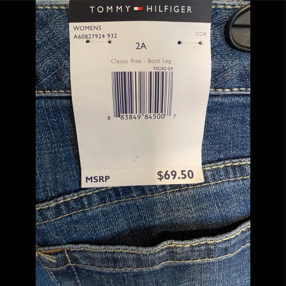 NWT Women’s Tommy Hilfiger Boot Cut Jean SZ 2 - Picture 3 of 5